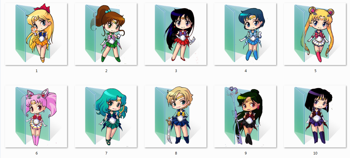 Sailor Moon Folder Icons