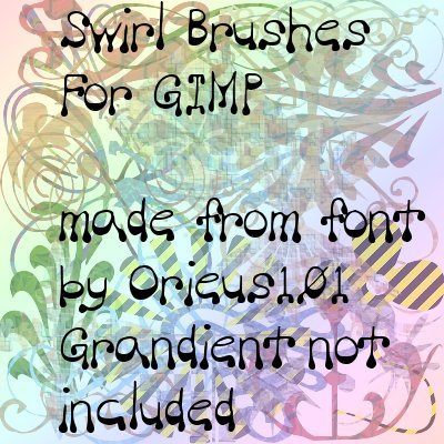 Swirl Brushes For GIMP