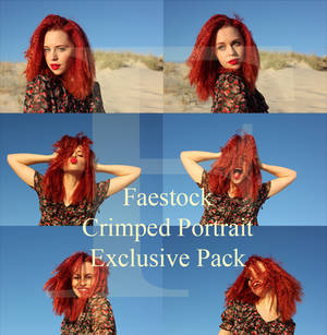 Crimped Portrait Exclusive Pack by faestock