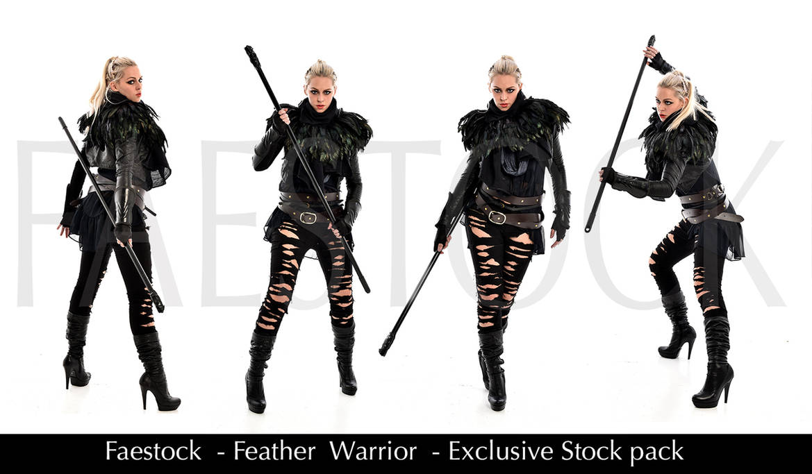 Feather Warrior - Exclusive Stock Pack by faestock