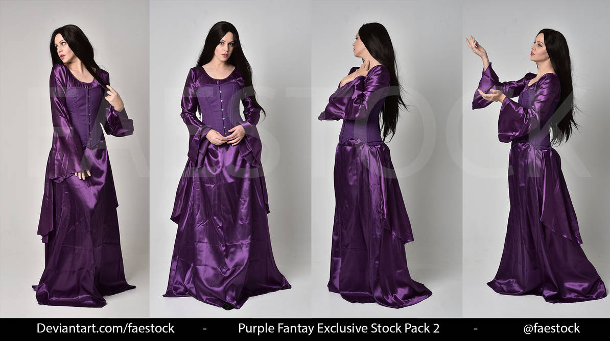 Purple Fantasy - Exclusive Model Stock 2 by faestock Purple Fantasy - Exclusive Model Stock 2 by faestock