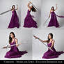 Christine - Sword and Gown Stock Pose Reference