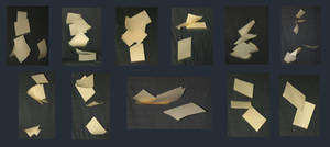 Falling paper pack