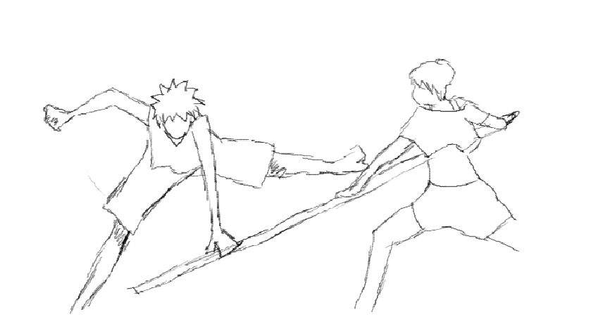 Naruto Vs Tenten Animation In Pencil By Domis4 On Deviantart