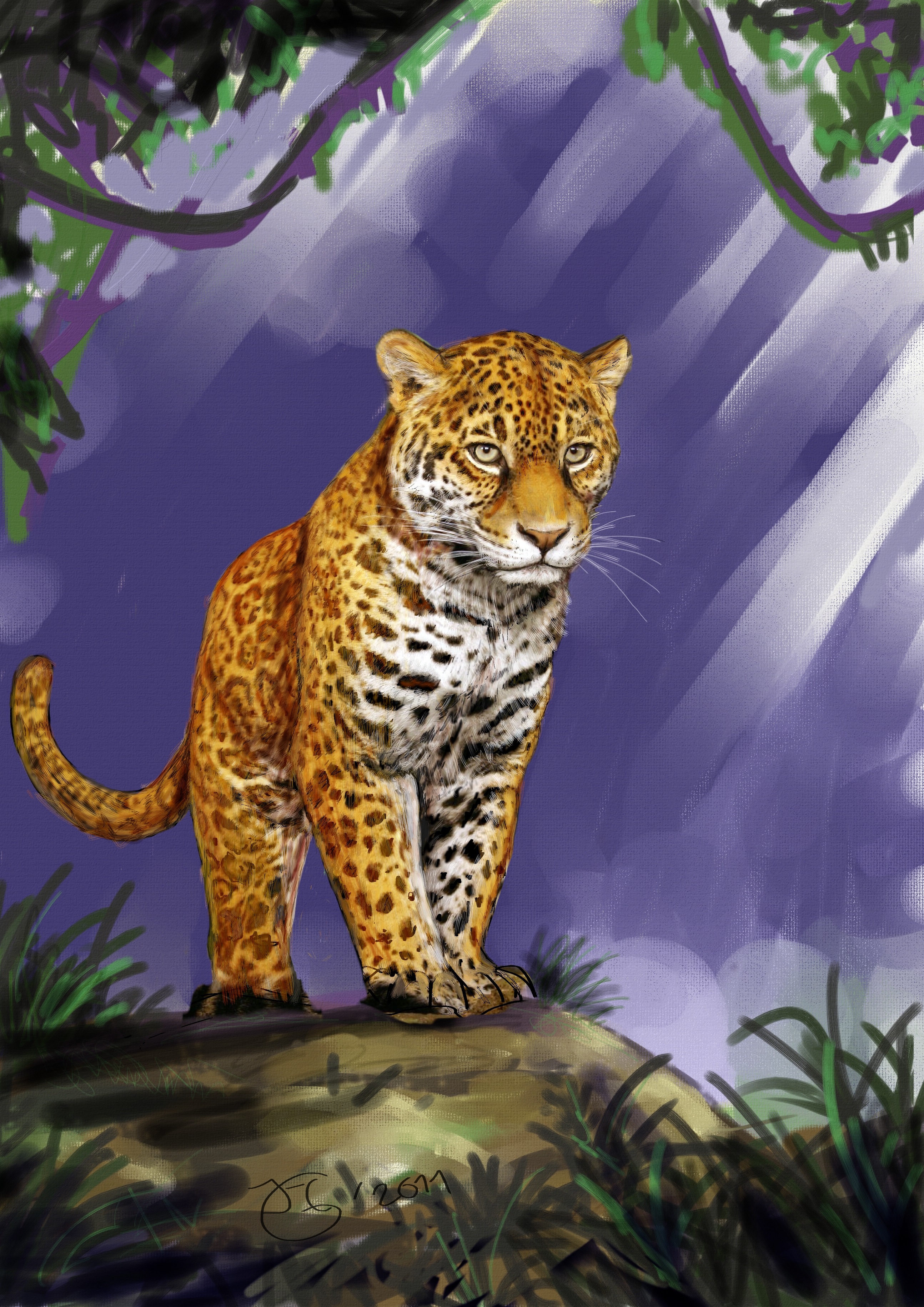 Jaguar tutorial on Painter 11 by Bisanti on DeviantArt