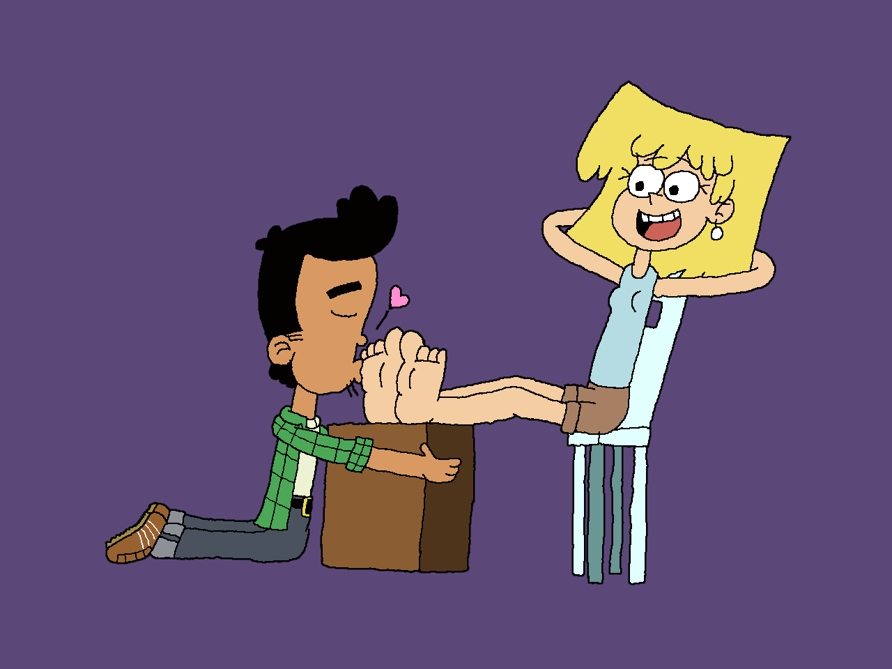 Lori Loud Foot Worship by Axmarsonicfan121 on DeviantArt