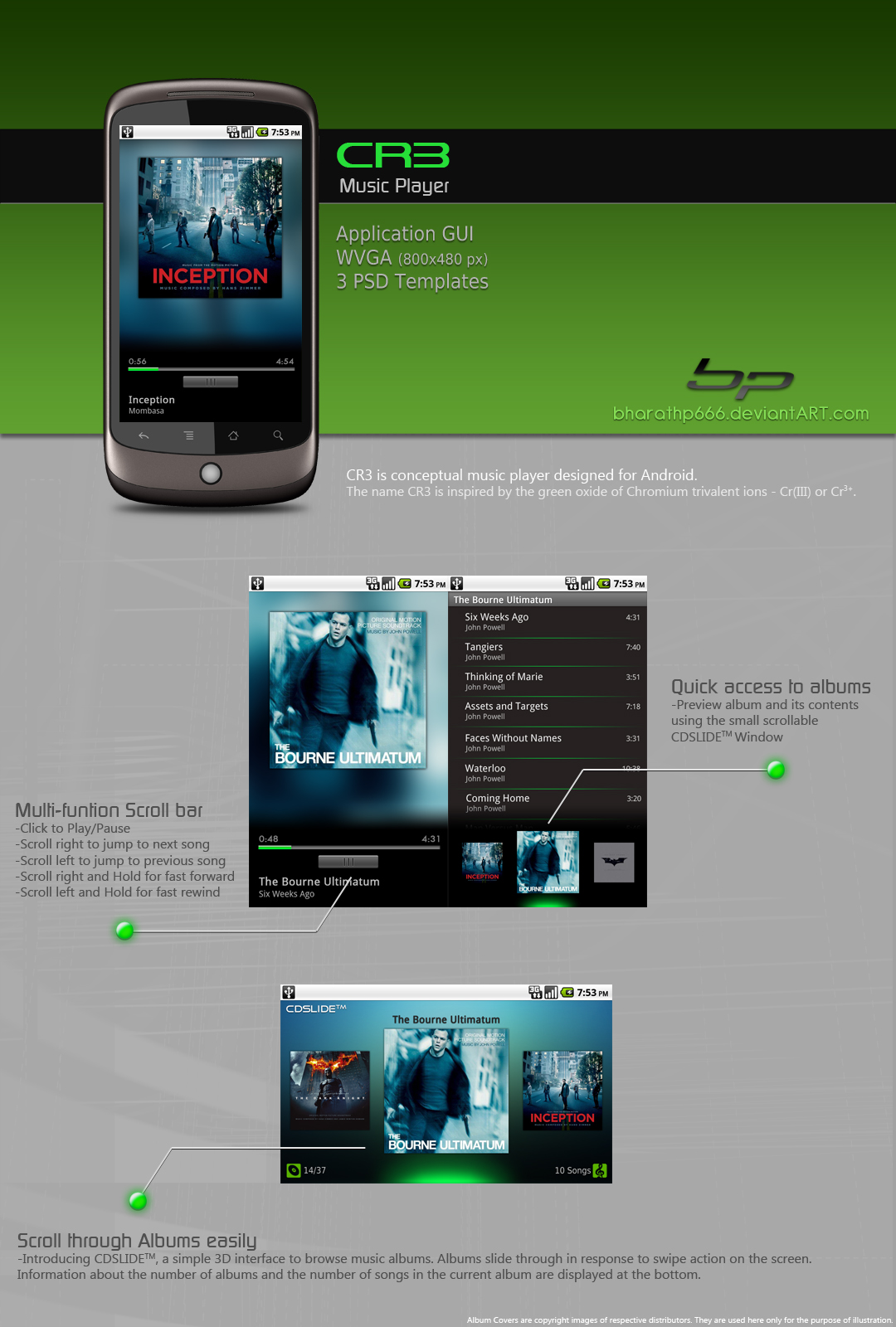 Android: Music Player Concept