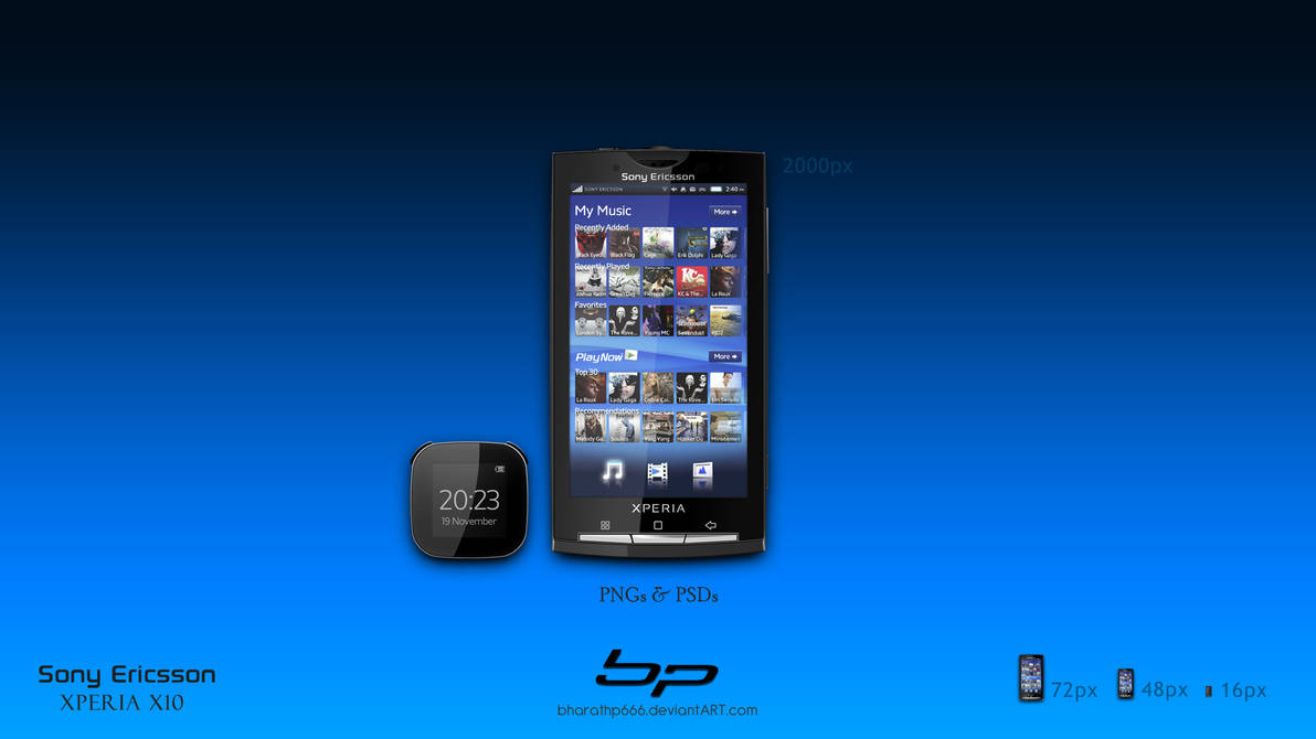 Sony Ericsson Xperia X10 by bharathp666