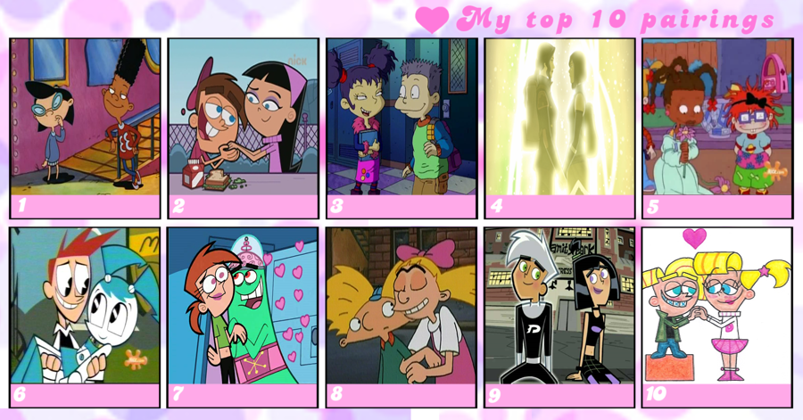 My Top 10 Nicktoon Couples