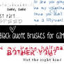 Jacob Black Quote GIMP Brushes