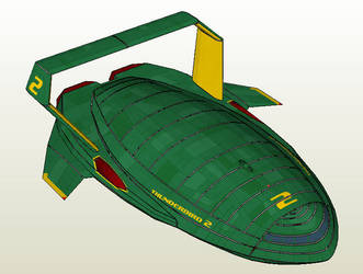 Thunderbird 2 Paper Model