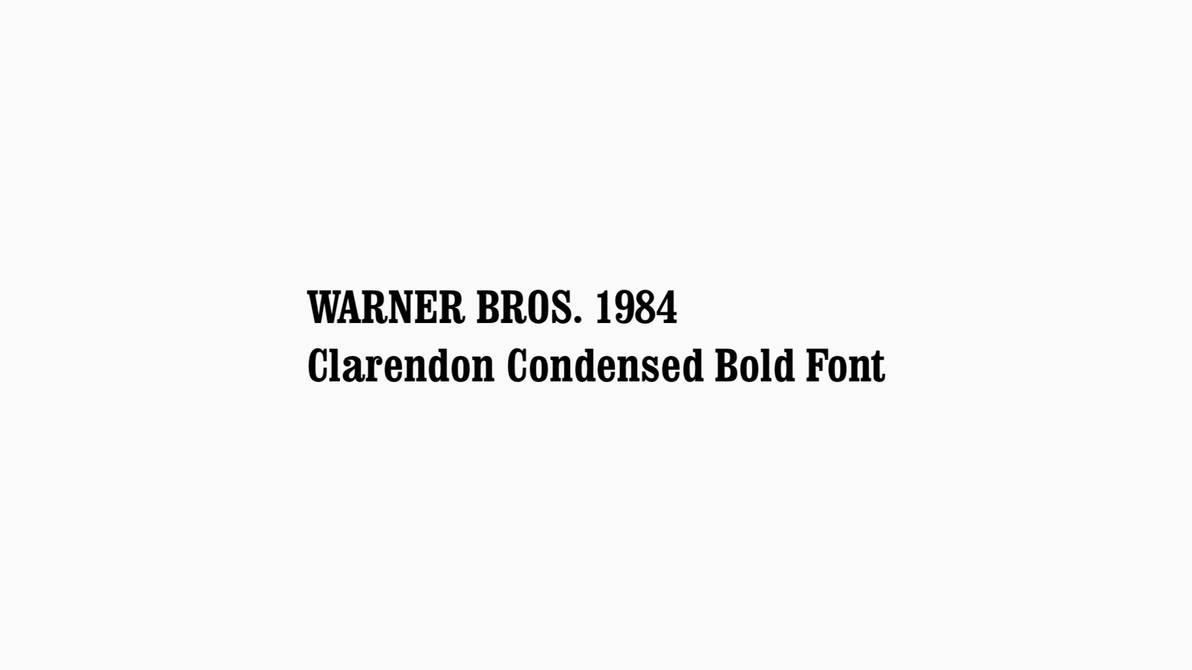 WB 1984 Clarendon Bold Condensed BT Font by Charlieaat on DeviantArt