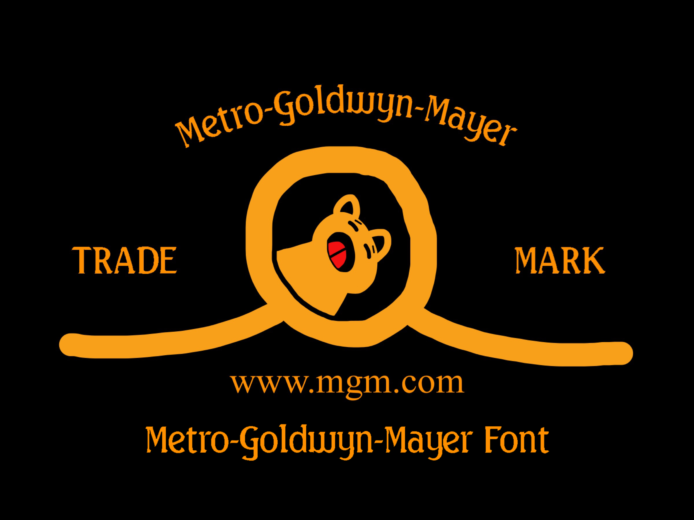 Metro-Goldwyn-Mayer Font by Charlieaat on DeviantArt