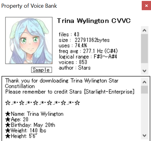 Trina Wylington Star Constellation [Discontinued]