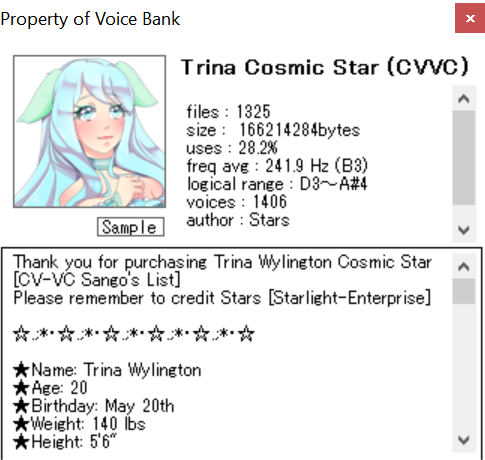 Trina Wylington Cosmic Star [Discontinued]