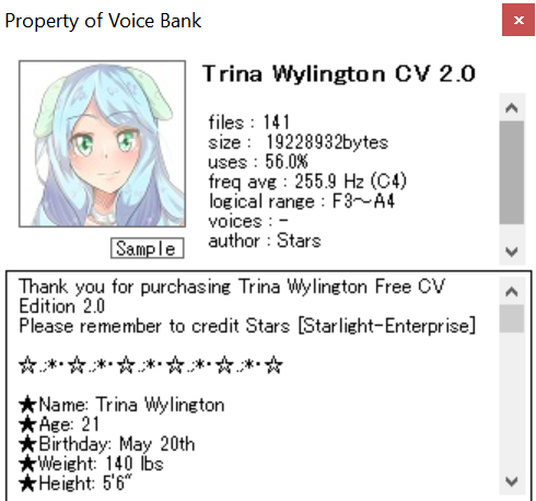Trina Wylington Free CV Edition 2.0