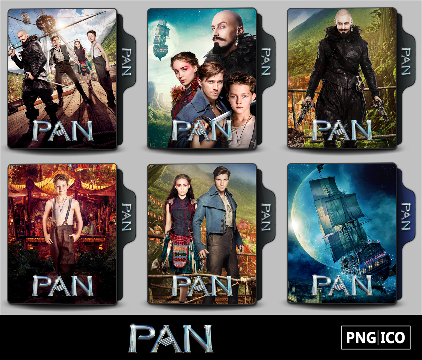 Pan (2015) Folder Icons by OnlyStyleMatters on DeviantArt