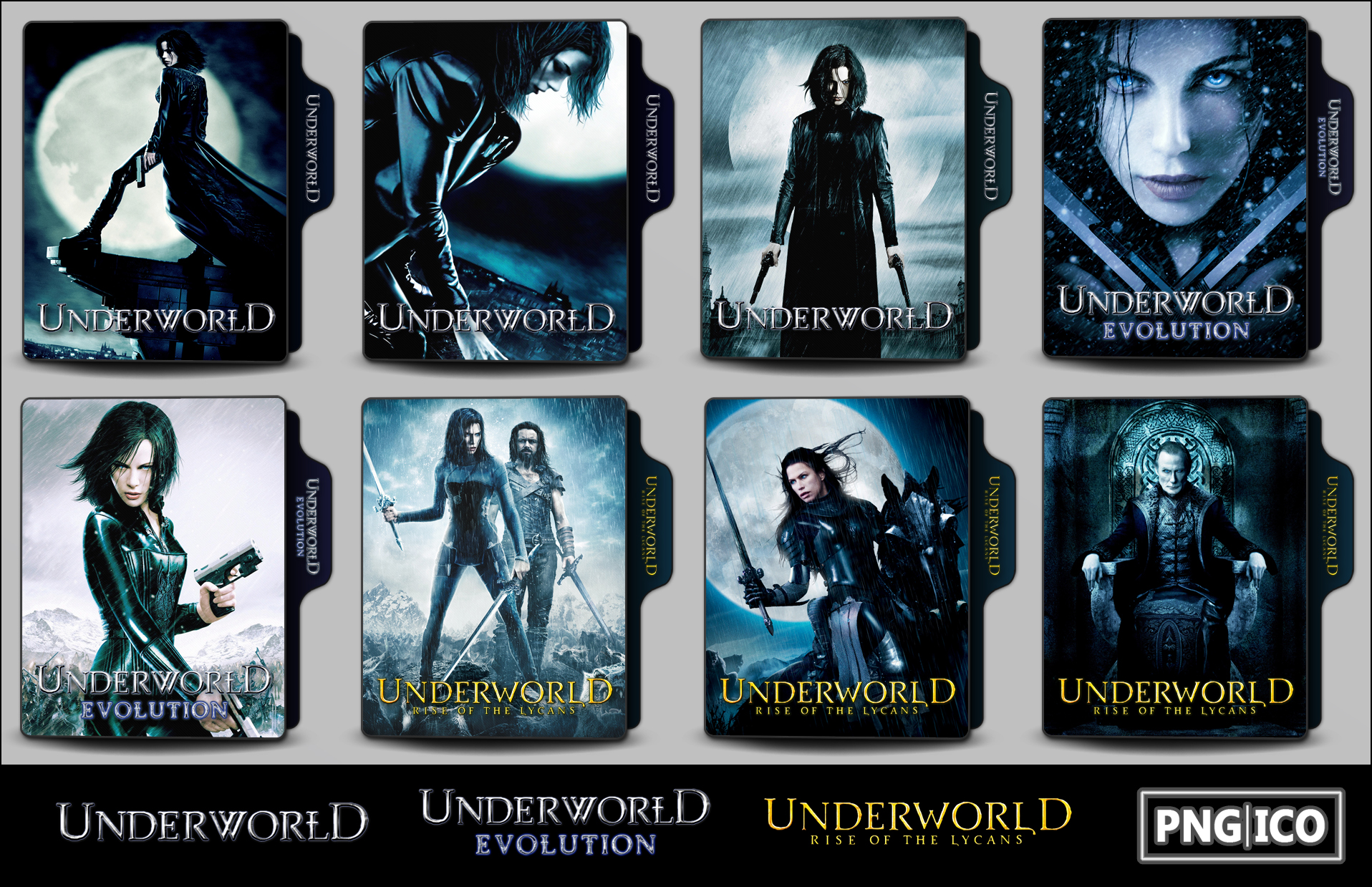 Underworld 1-3 Folder Icons