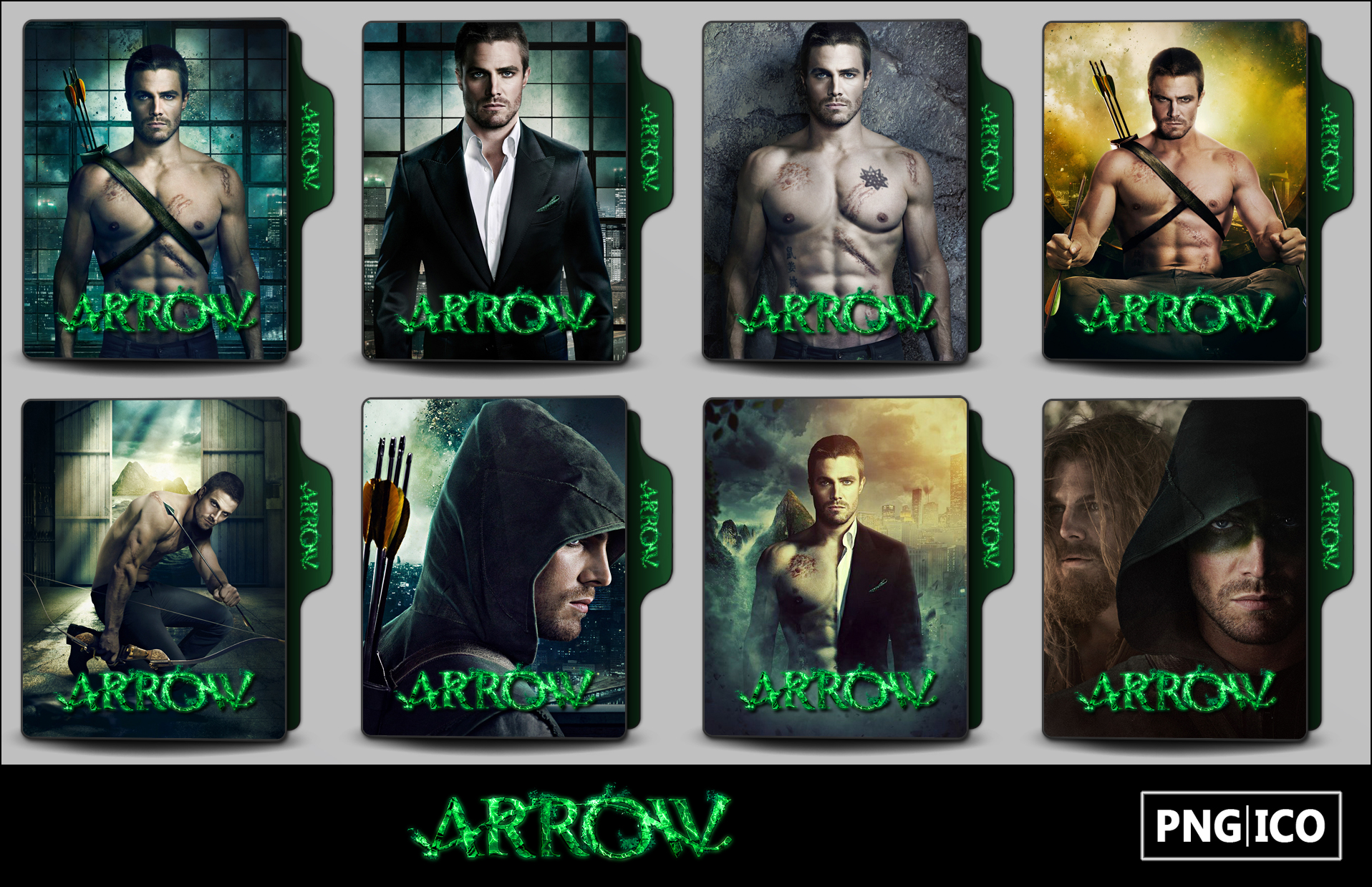 Arrow Season 1 Folder Icons By Onlystylematters On Deviantart
