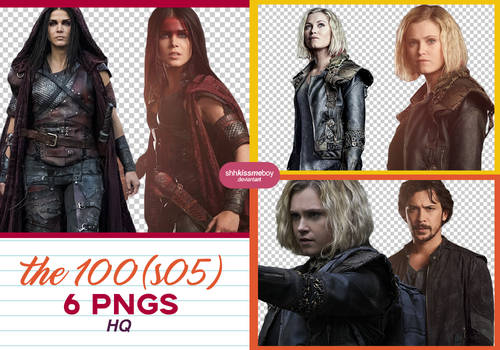 The 100 S05 Png Pack