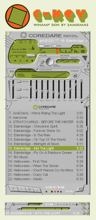 Winamp Skin Tutorial Deviantart C- Key winamp skin by samiximas on DeviantArt