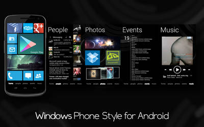 Windows Phone Style for Android by spiritdsgn, visual art