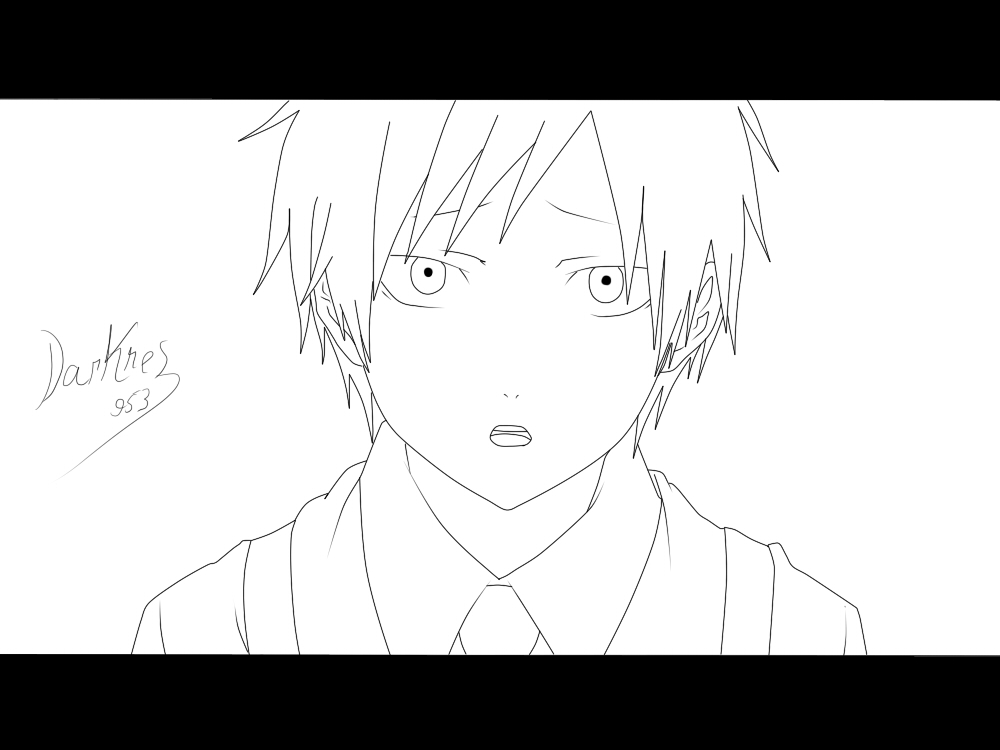 Durarara : Cute Izaya lineart