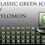 classic green icon set