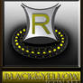 black and yellow icon set