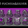 fuchsia and silver collection