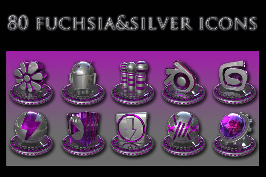 fuchsia and silver collection by xylomon on DeviantArt
