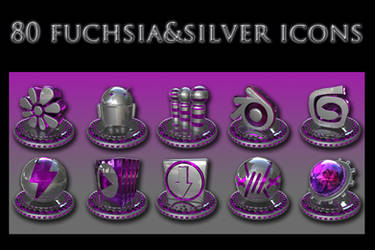 fuchsia and silver collection