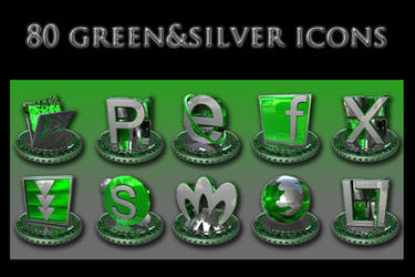 green and silver collection