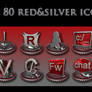 red and silver collection