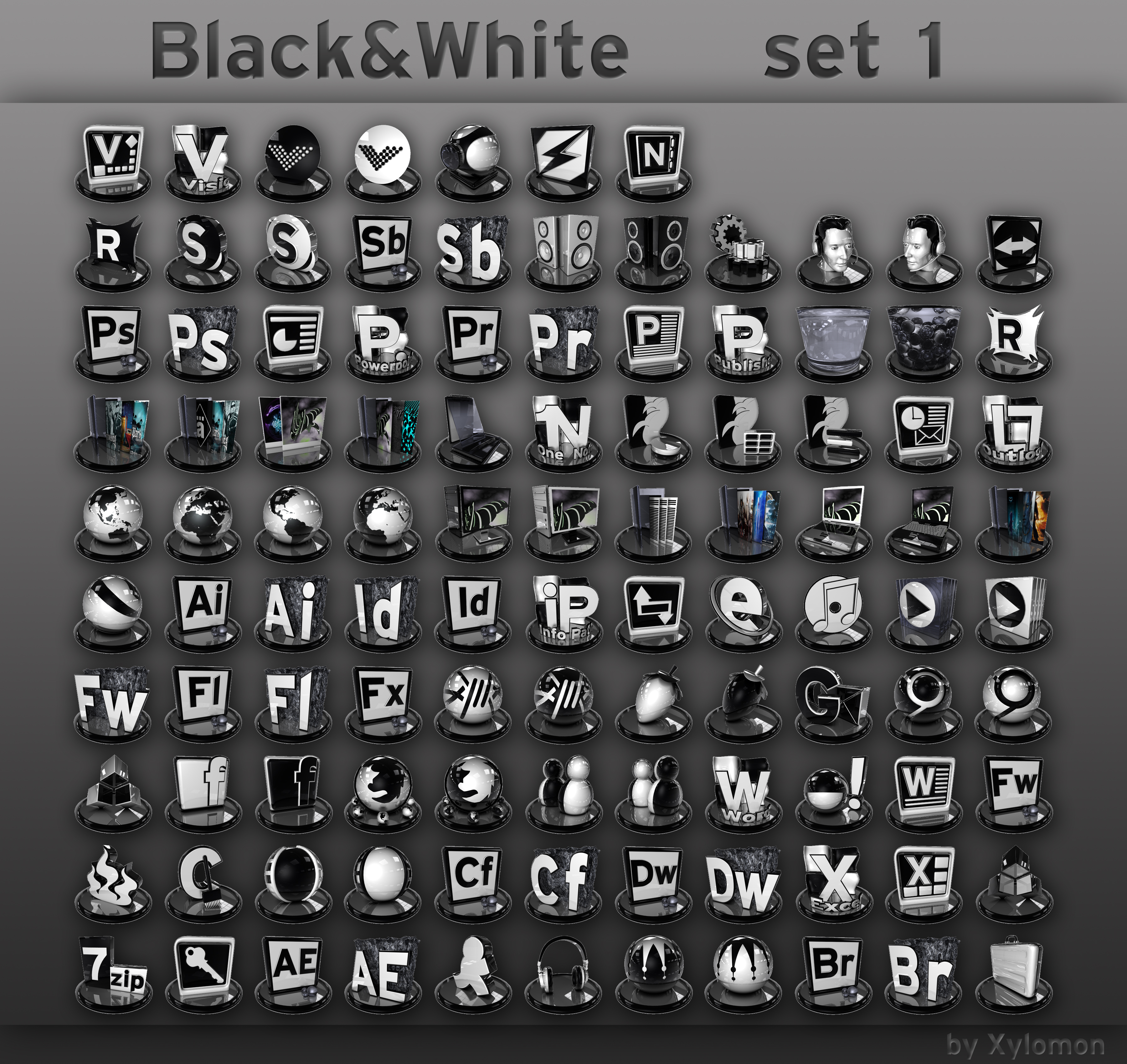 Black and White     set 1