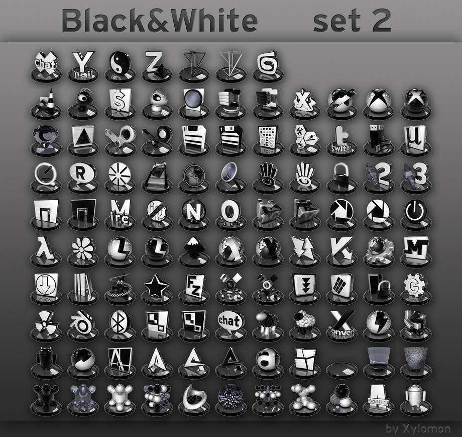 Black and White set 2 by xylomon on DeviantArt