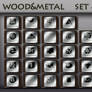 wood and metal   set 4