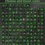chrome and green icons