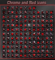 chrome and red icons
