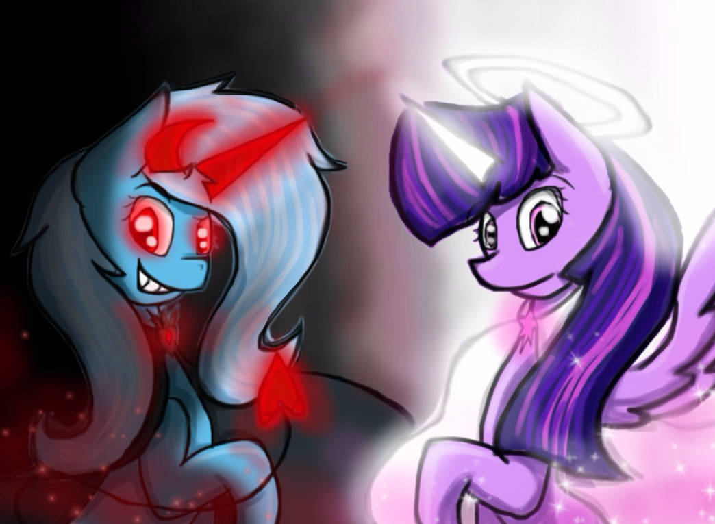 devil and angel by ChanceyB on DeviantArt