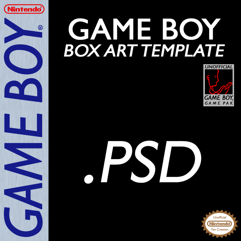 Game Boy Box Art Template By BLUEamnesiac On DeviantArt