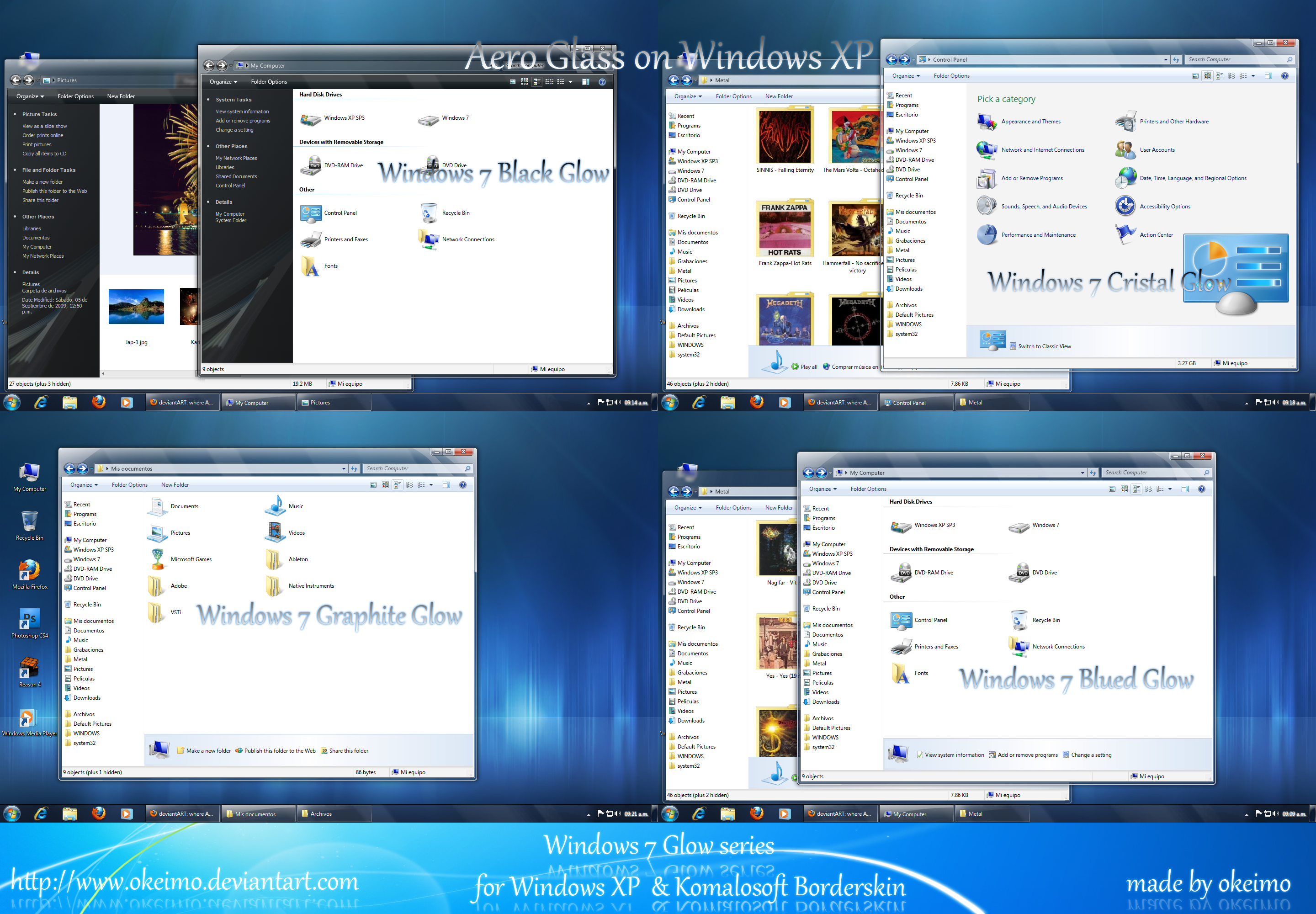 Windows 7 Glow series for XP