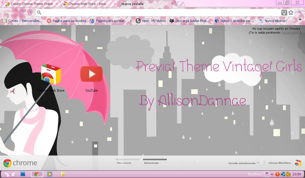 Theme Google Chrome by AllisonDannae on DeviantArt