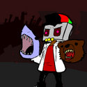 Ghost vs Bloody Bunny by GHOSTCROSSFIRE on DeviantArt