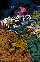 Fantastic Four Galactus Doomsday by carloscamposart
