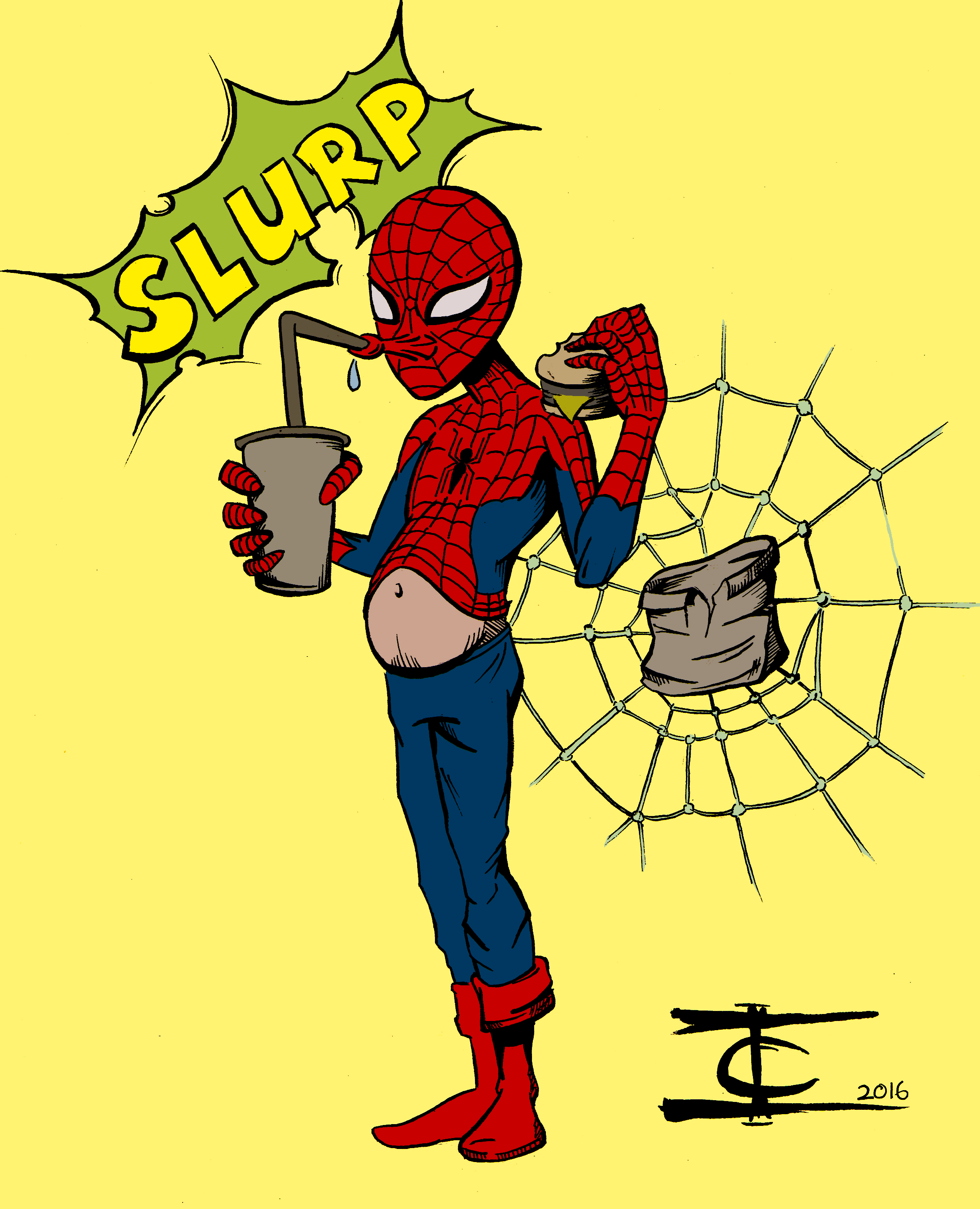 Funfriday Spiderman by carloscamposart on DeviantArt