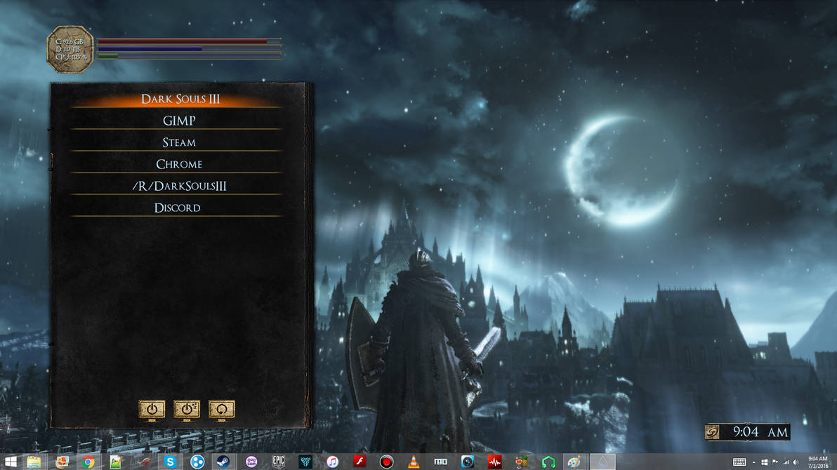 Dark souls main menu. Dark souls main menu