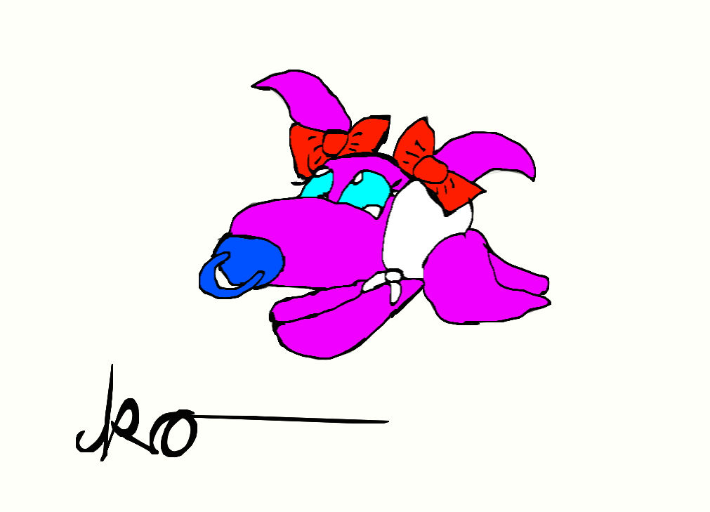 Baby Pinky Puyo by Acrobatdog on DeviantArt