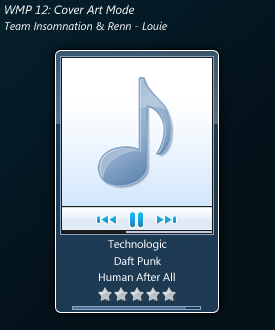 Media Player 12 Cover Art Mode