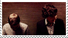 SH Sherlock and John Laughing Stamp by TwilightProwler